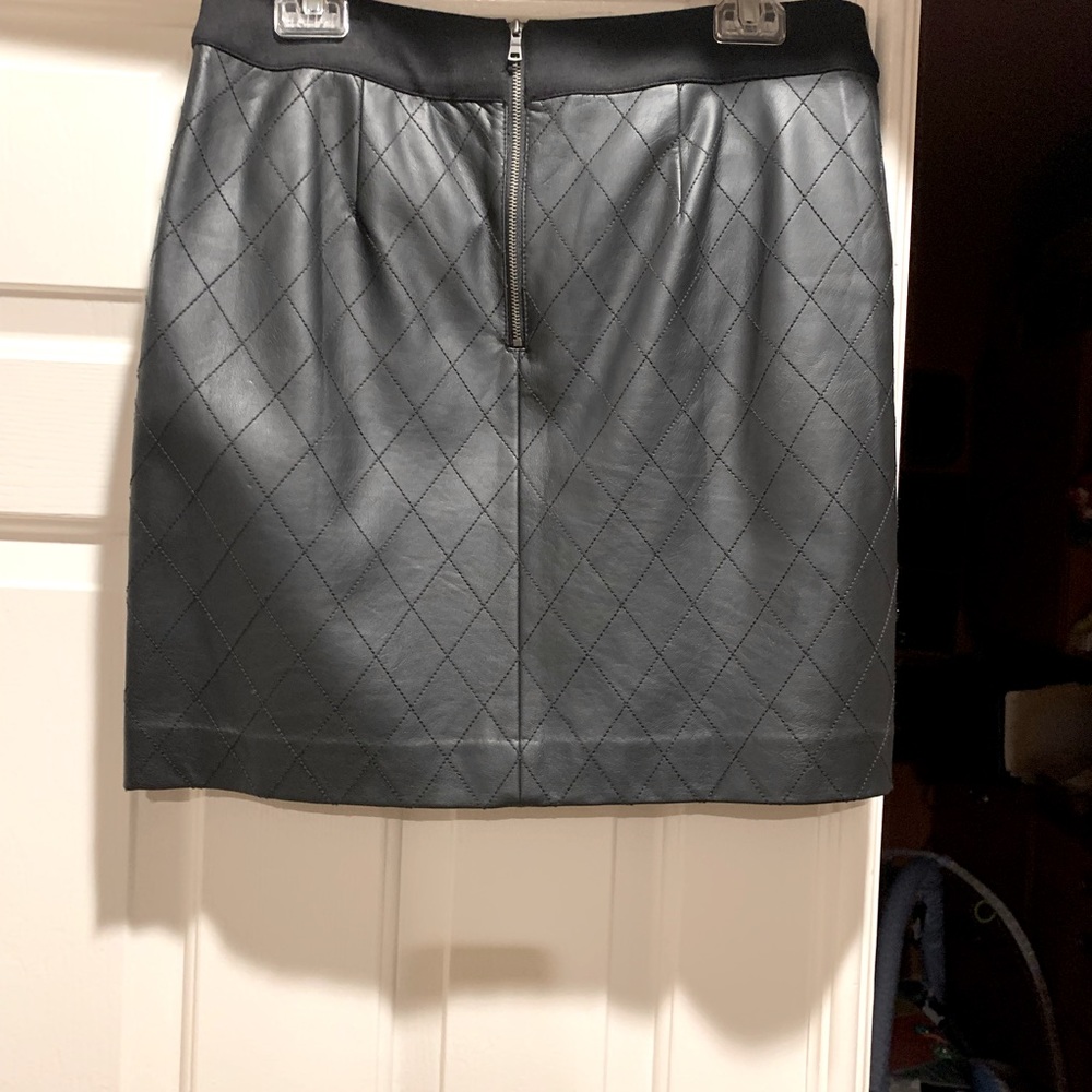 Ann Taylor faux leather mini. NWOT.